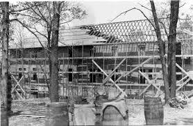 A picture of Wildwood during construction.